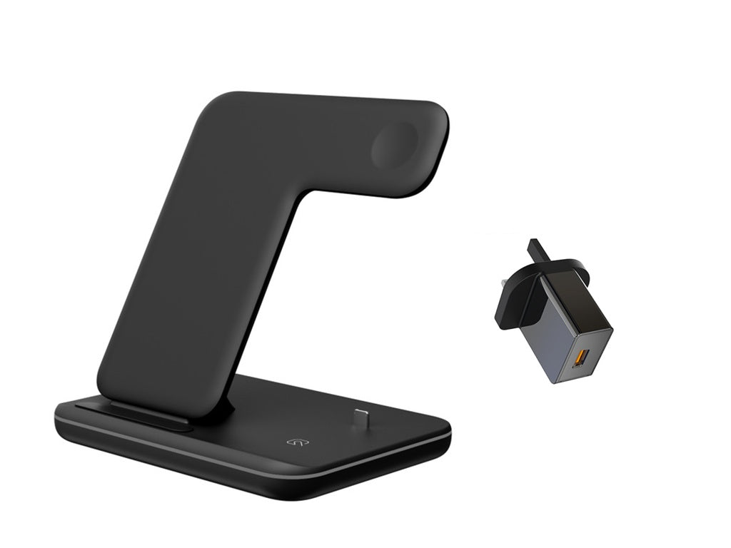 Earphone Wireless Charger 3 In 1 Wireless Charger Stand