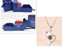 Thumbnail for Hot Valentine's Day Gifts Metal Rose Jewelry Gift Box Necklace For Wedding Girlfriend Necklace Gifts