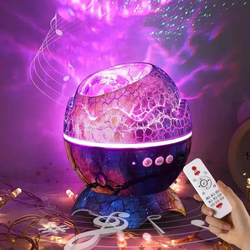 CosmicDragonEgg™ LED Galaxy Projector with Bluetooth Speaker - TechShopi