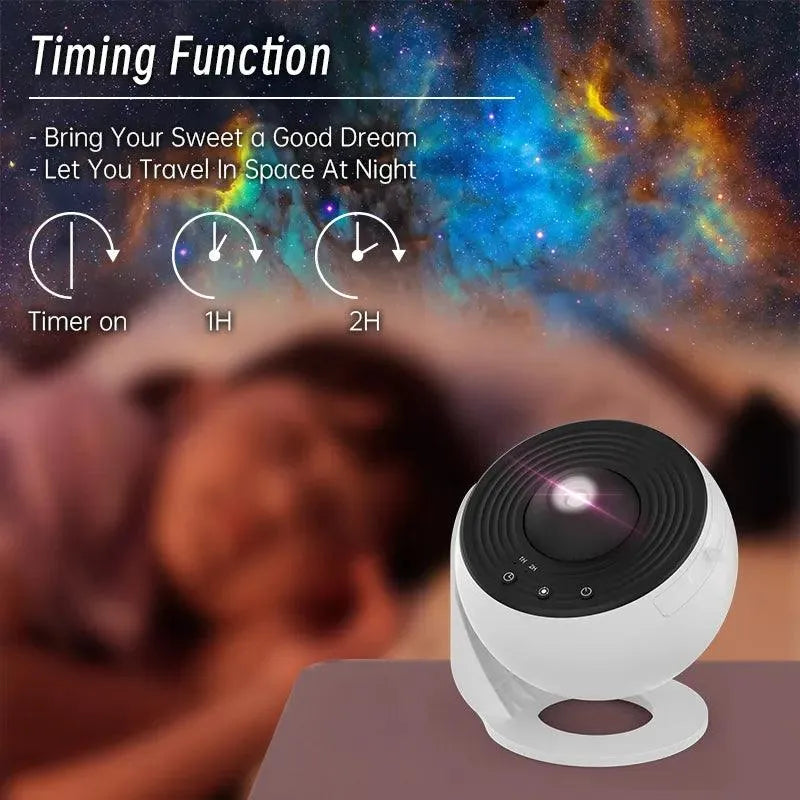 CosmoDreamer™ Galaxy Projector 360° - Starry Sky Night Lamp - TechShopi