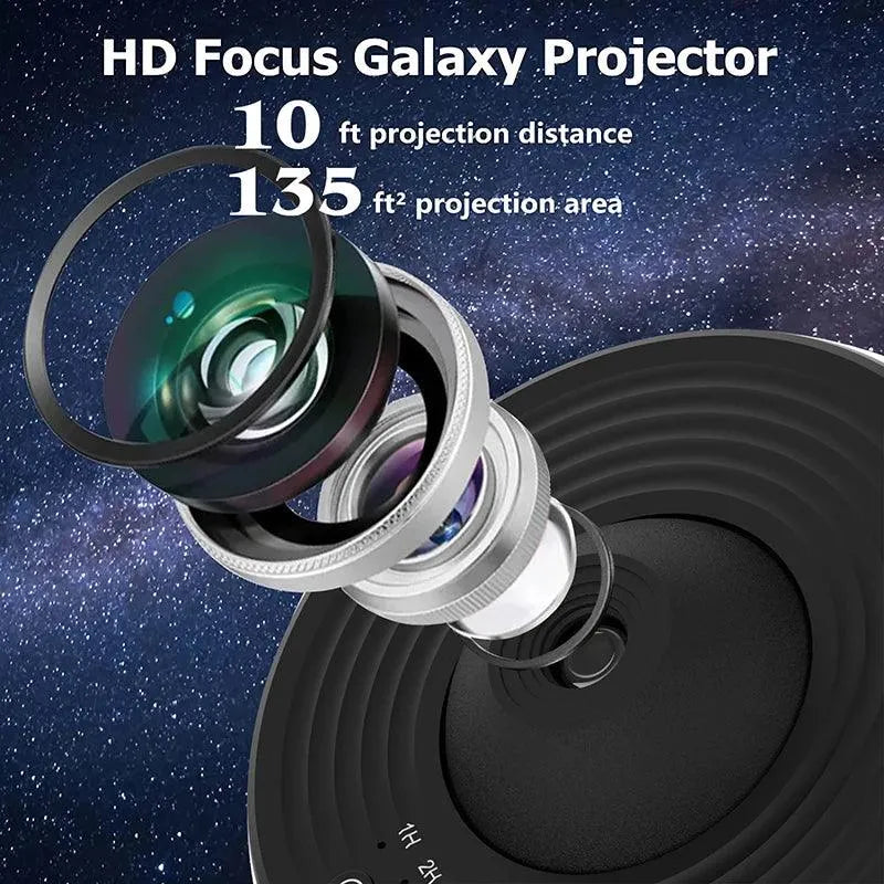 CosmoDreamer™ Galaxy Projector 360° - Starry Sky Night Lamp - TechShopi