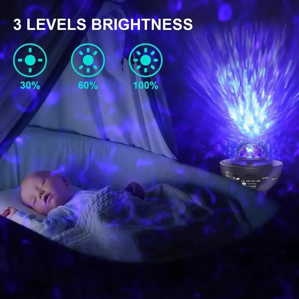 CosmoSphere™ 21-Color Bluetooth Star Projector - TechShopi