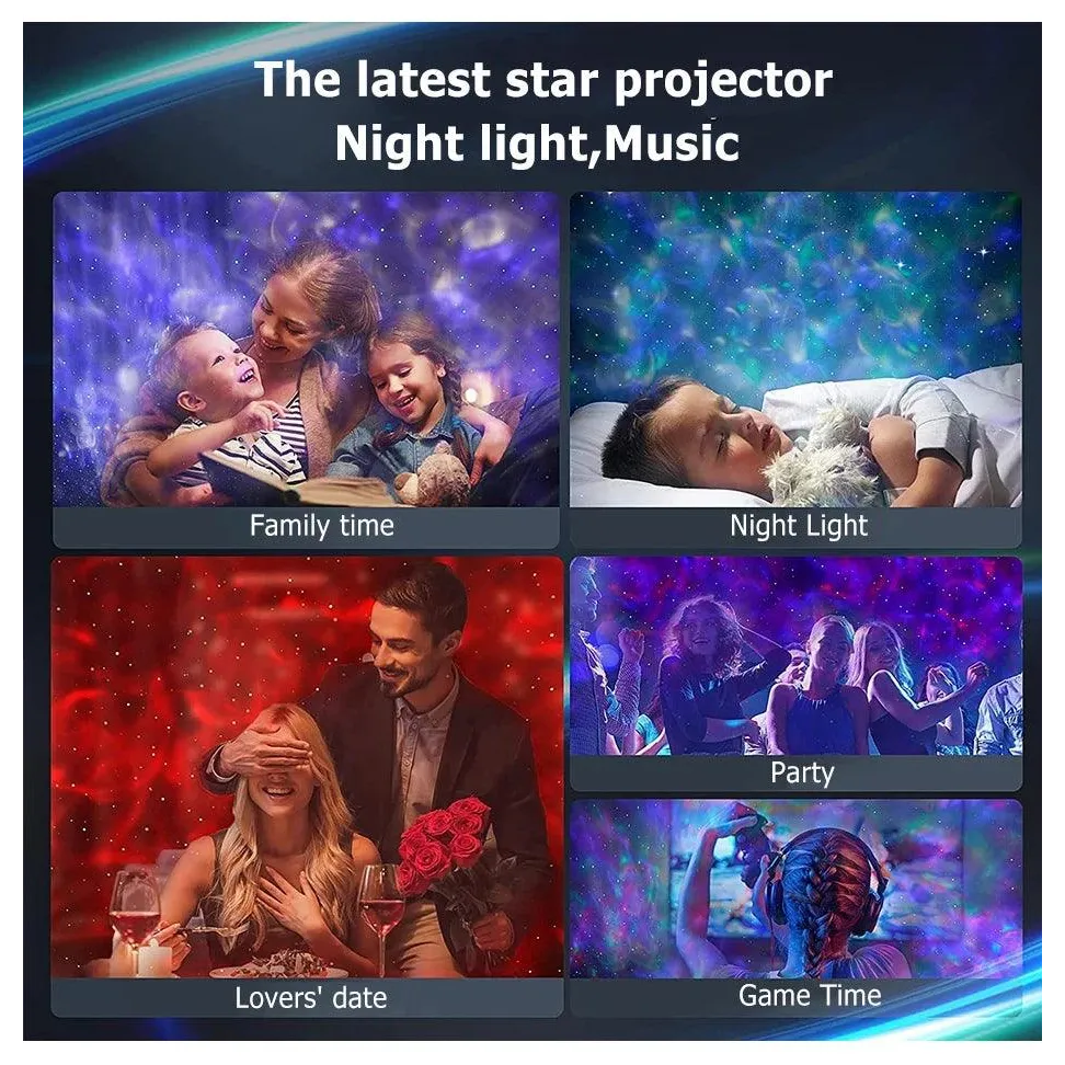 CosmoSphere™ 21-Color Bluetooth Star Projector - TechShopi