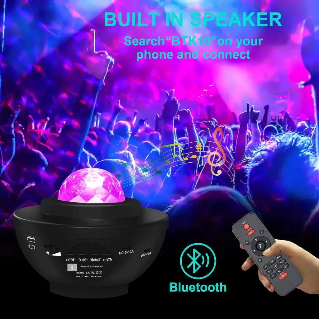 CosmoSphere™ 21-Color Bluetooth Star Projector - TechShopi