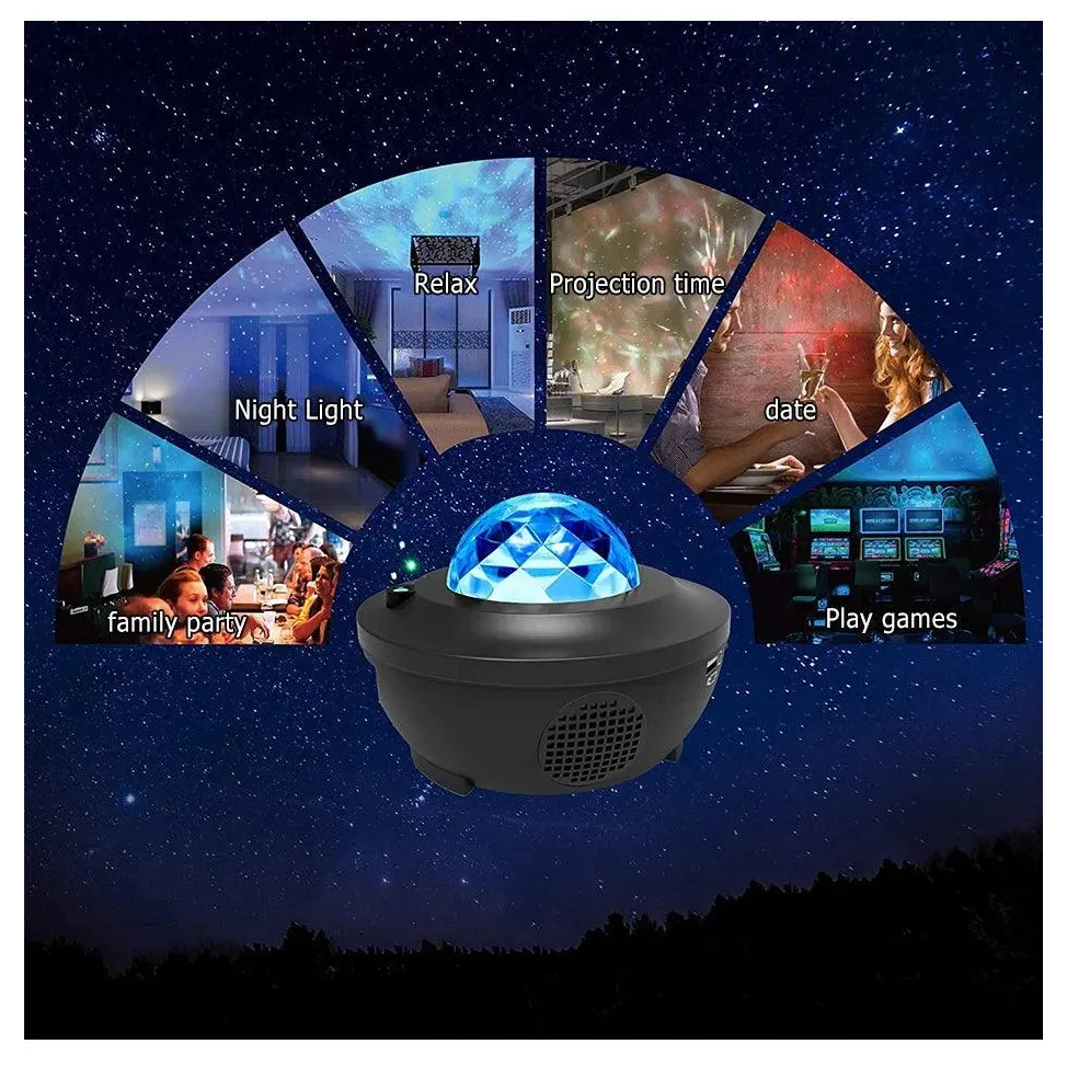 CosmoSphere™ 21-Color Bluetooth Star Projector - TechShopi