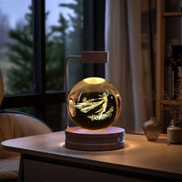 Thumbnail for Crystal Ball Cosmic Dinosaur Indoor Night Light USB Power