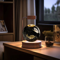 Thumbnail for Crystal Ball Cosmic Dinosaur Indoor Night Light USB Power
