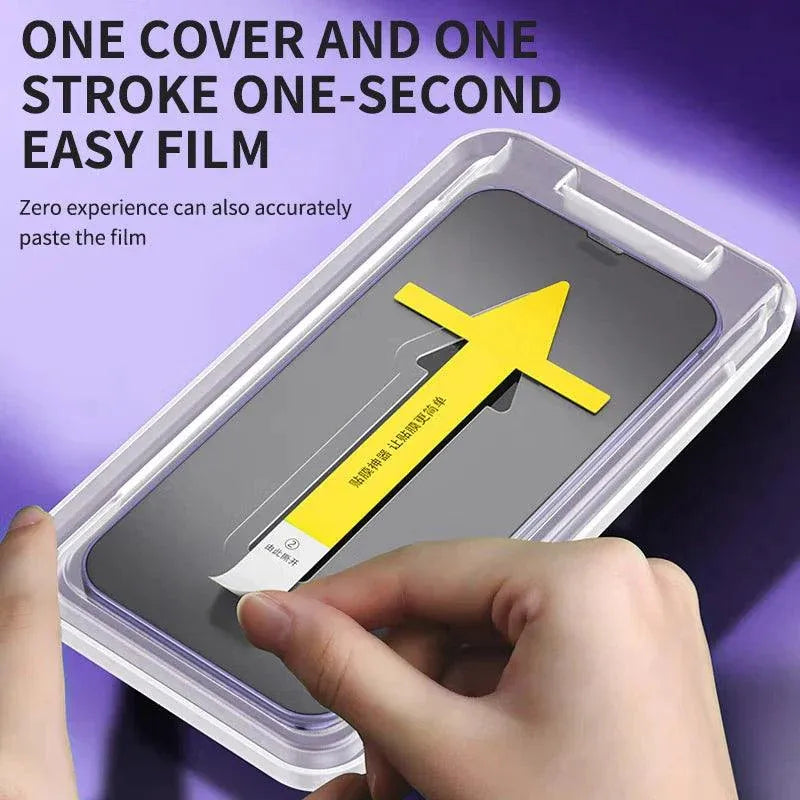 CrystalShield ProMax™: Ultimate Full-Coverage Screen Protector with EasyAlign Box 2 PCS - TechShopi