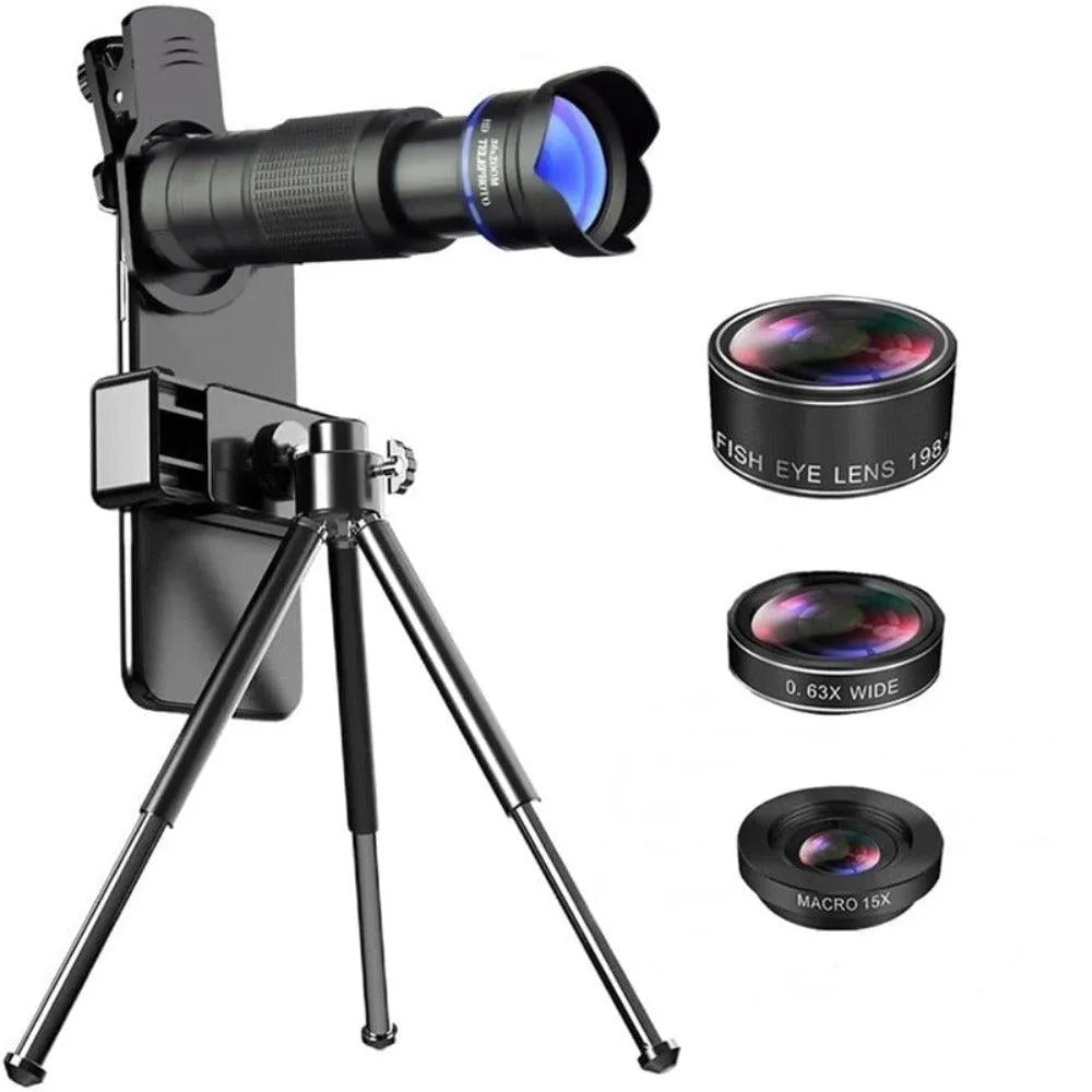 Dragon 36X Mobile Phone Lens Kit With Tripod - TechShopi