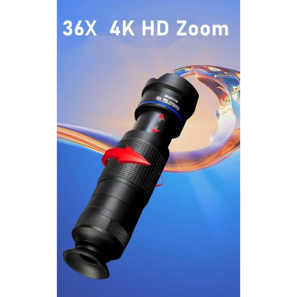 Dragon 36X Mobile Phone Lens Kit With Tripod