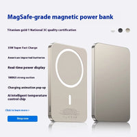 MagSafe Magnetic Wireless Power Bank 10000mAh - Ultra-Slim 8.5mm Design | Fast Charging Portable Battery for iPhone with Creative Style