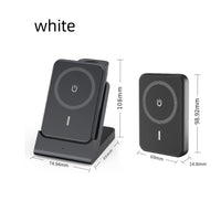 4-in-1 Detachable Wireless Charger with 5000mAh Power Bank - 15W Fast Charging Station | iPhone, Apple Watch & AirPods Charger