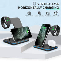 Thumbnail for Earphone Wireless Charger 3 In 1 Wireless Charger Stand