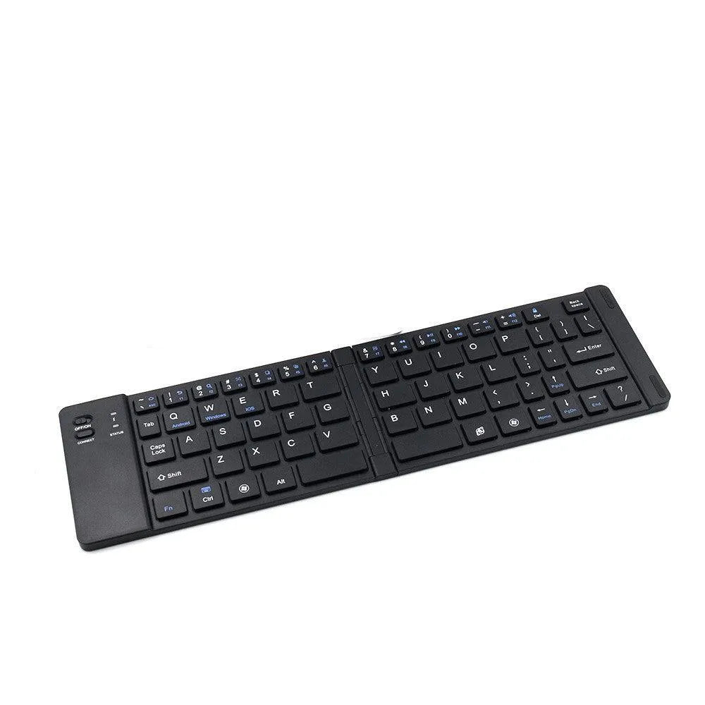 Foldable Metal Bluetooth Keyboard - Your Compact Typing Companion - TechShopi