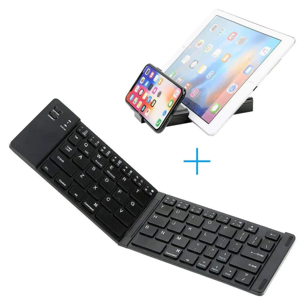 Foldable Metal Bluetooth Keyboard - Your Compact Typing Companion