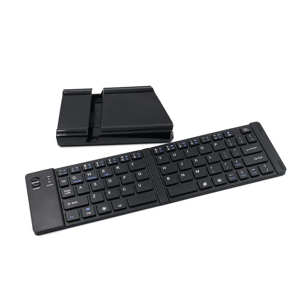 Foldable Metal Bluetooth Keyboard - Your Compact Typing Companion - TechShopi