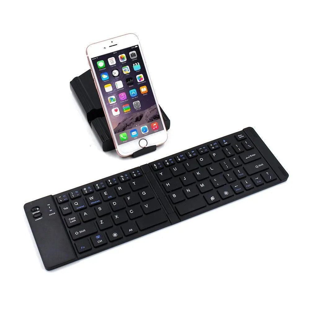 Foldable Metal Bluetooth Keyboard - Your Compact Typing Companion