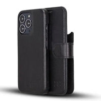 Thumbnail for Full Leather Coating Detachable Wallet Case for Apple iPhone 13 Series - TechShopi