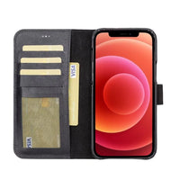 Thumbnail for Full Leather Coating Detachable Wallet Case for Apple iPhone 13 Series - TechShopi