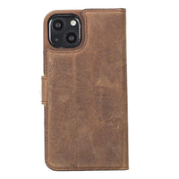 Thumbnail for Full Leather Coating Detachable Wallet Case for Apple iPhone 13 Series - TechShopi