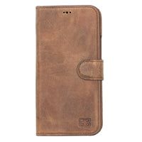 Thumbnail for Full Leather Coating Detachable Wallet Case for Apple iPhone 13 Series - TechShopi