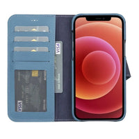 Thumbnail for Full Leather Coating Detachable Wallet Case for Apple iPhone 13 Series - TechShopi