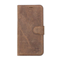 Thumbnail for Full Leather Coating Detachable Wallet Case for Apple iPhone 13 Series - TechShopi