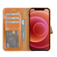 Thumbnail for Full Leather Coating Detachable Wallet Case for Apple iPhone 13 Series - TechShopi