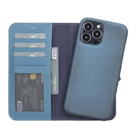 Thumbnail for Full Leather Coating Detachable Wallet Case for Apple iPhone 13 Series - TechShopi