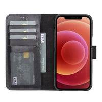 Thumbnail for Full Leather Coating Detachable Wallet Case for Apple iPhone 13 Series - TechShopi