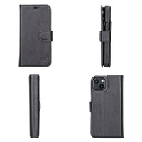 Thumbnail for Full Leather Coating Detachable Wallet Case for Apple iPhone 13 Series - TechShopi