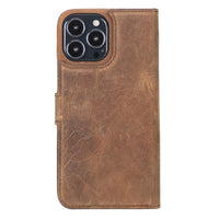 Thumbnail for Full Leather Coating Detachable Wallet Case for Apple iPhone 13 Series - TechShopi