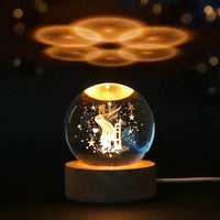 Thumbnail for GalaxyOrb™ 3D Moon & Planet Crystal Ball USB LED Night Light - TechShopi