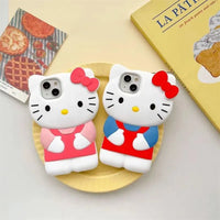 Thumbnail for Hello Kitty 3D Stereoscopic Phone Case For IPhone 15 14 13 12 11 Pro Max - TechShopi