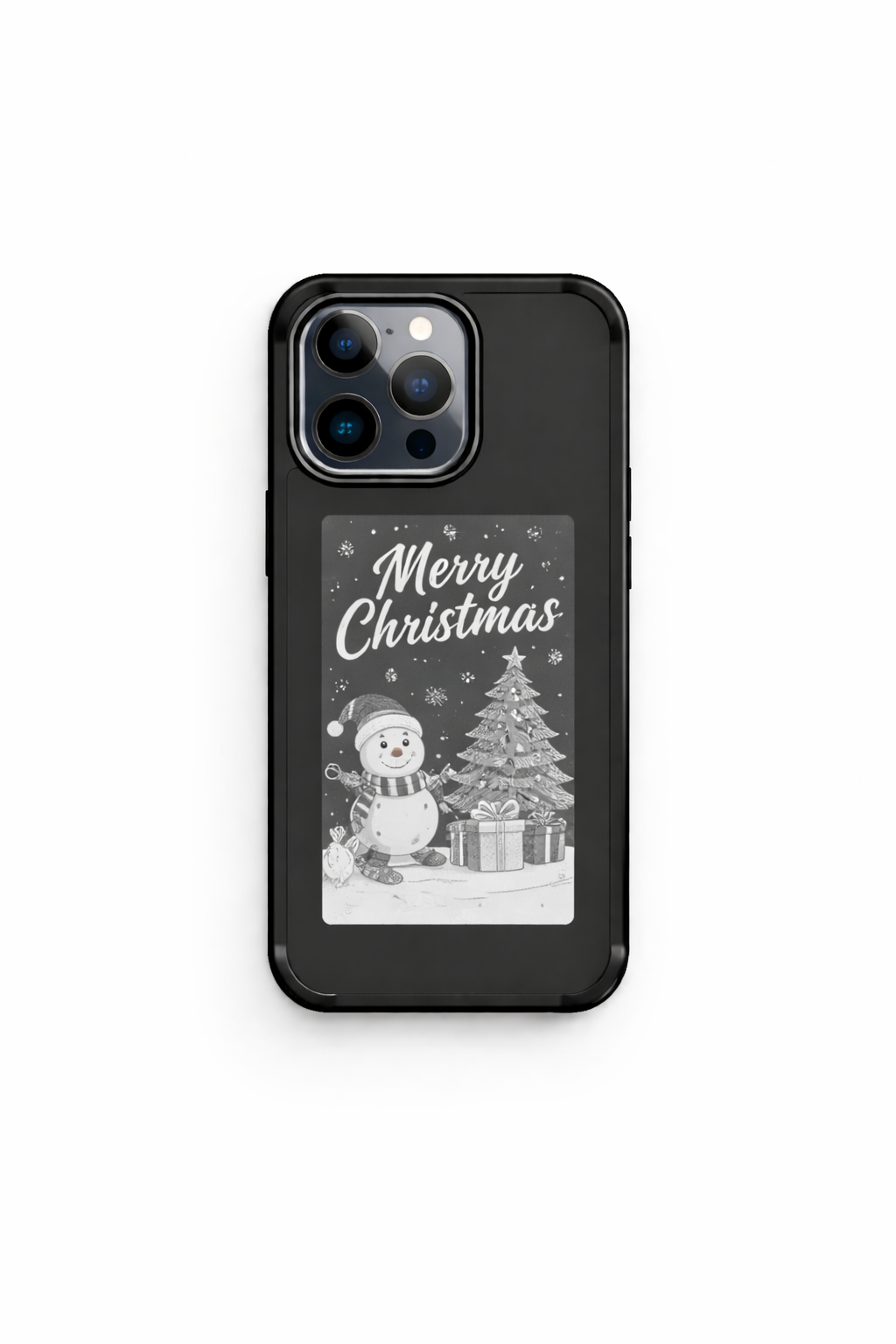 E-ink Screen Phone Case - Customizable Display Cover with NFC Technology | Battery-Free Personalized Design for iPhone