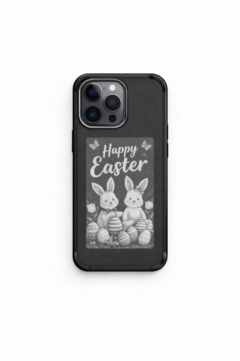 E-ink Screen Phone Case - Customizable Display Cover with NFC Technology | Battery-Free Personalized Design for iPhone