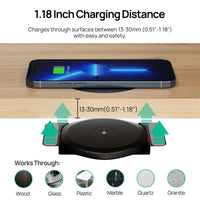 Thumbnail for Invisible Wireless Charger for iPhone - Under Table QI Charger - TechShopi