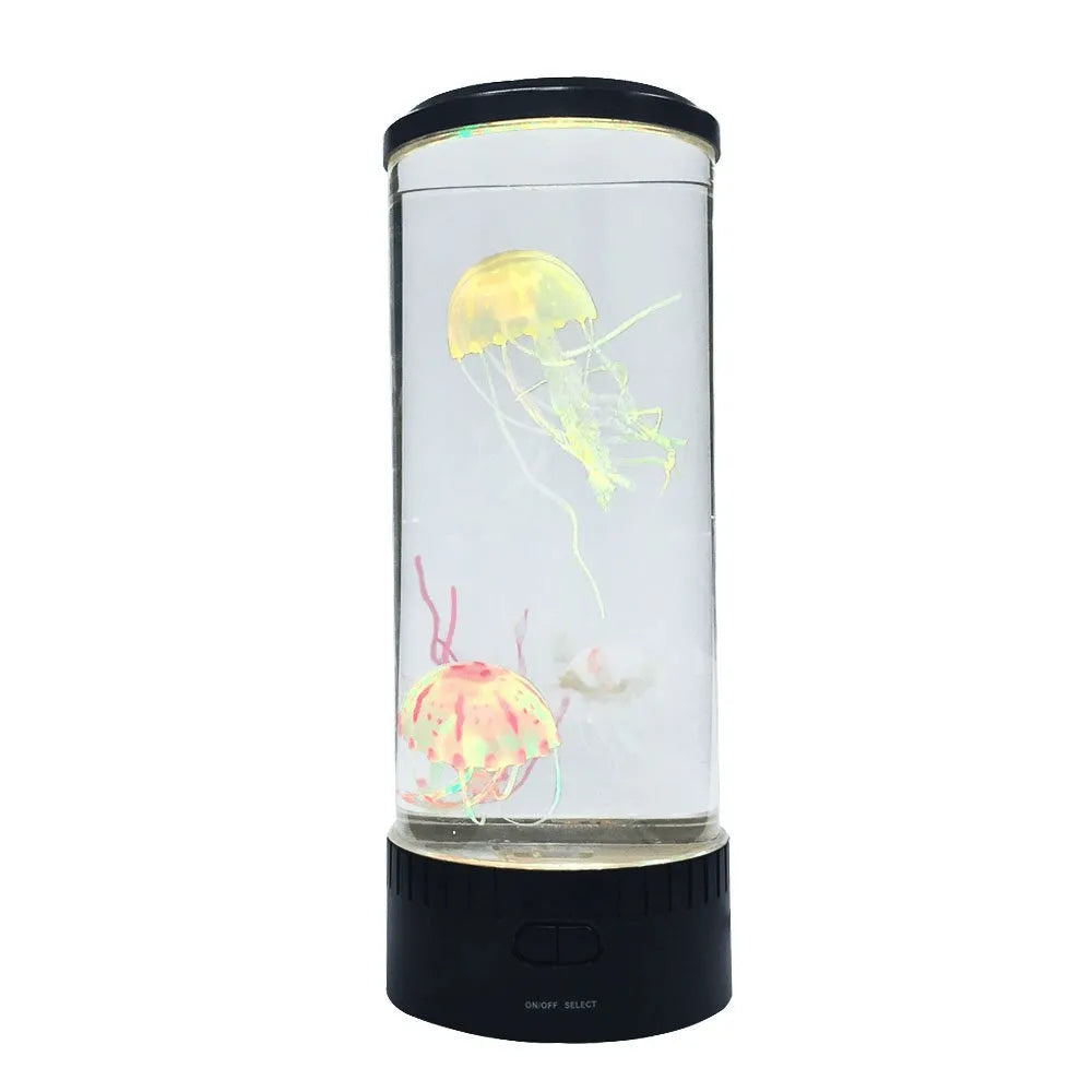 LED Tower Fantasy Jellyfish Lamp With Remote Control - TechShopi