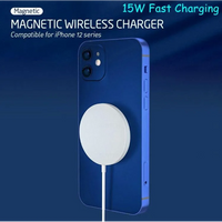 Thumbnail for 15w Magnetic Magsafe QI Wireless Charger for Iphone 12 Huawei Samsung - Mobile & Laptop Accessories by Teal Simba - 15W fast wireless charger, Apple wireless charger, HomePage, Huawei wireless charger, iphone, Iphone 12 Magsafe, Iphone 12 Magsafe Wireless Charger, iphone-Accessories, Iphone-Charger, iphonecase, Magnetic Wireless Charger, MagSafe Charger, Magsafe Wireless charger, QI Wireless Charger, Xiaomi wireless charger