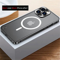 Thumbnail for Magnetic Charging Aluminium Case Cover for iPhone - TechShopi