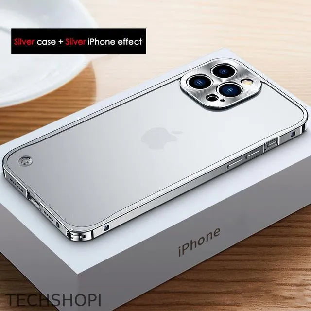 Magnetic Charging Aluminium Case Cover for iPhone -  by USAdrop - 