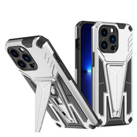 Thumbnail for Military Grade Armor Hard Kickstand Case for iPhone 13 Pro Max (Black) - TechShopi