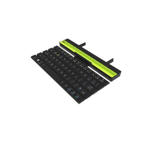 Outdoor Office Portable Folding Wireless Reel Keyboard - TechShopi