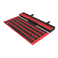 Thumbnail for Outdoor Office Portable Folding Wireless Reel Keyboard - TechShopi