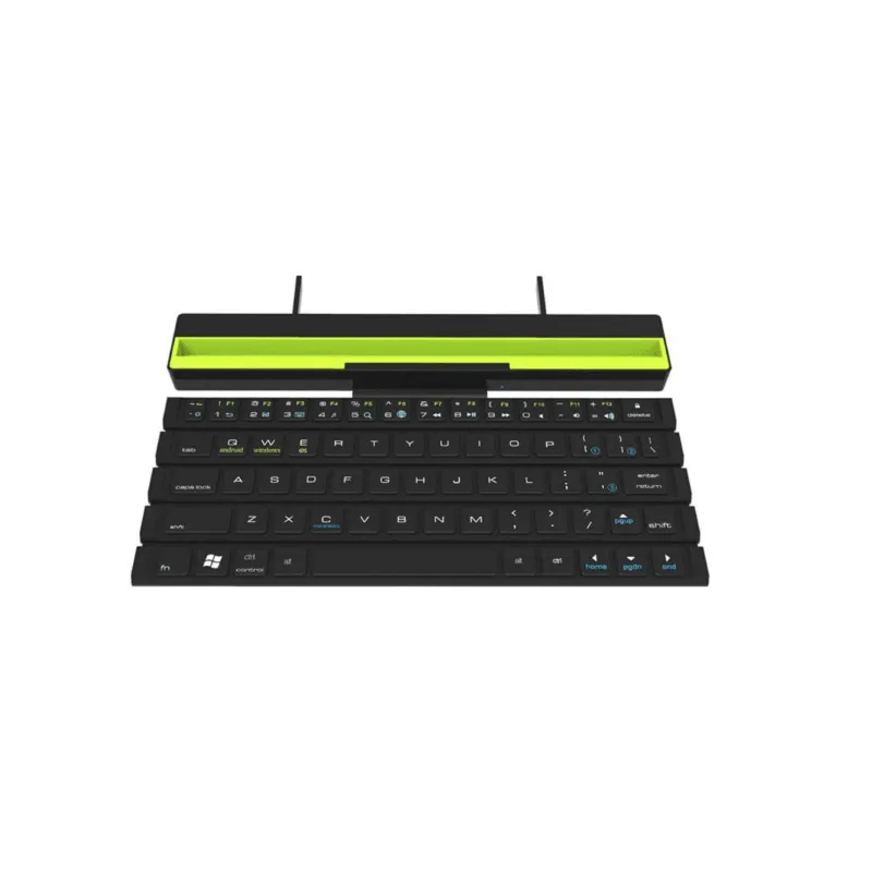 Outdoor Office Portable Folding Wireless Reel Keyboard - TechShopi