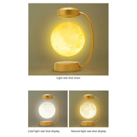 Thumbnail for Portable Magnetic Levitation Moon Lamp LED Rotating Dangling Lamp - TechShopi