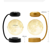 Thumbnail for Portable Magnetic Levitation Moon Lamp LED Rotating Dangling Lamp - TechShopi