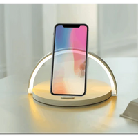 Thumbnail for 10w Wireless Charger Block Holder For Smart Phone - Mobile & Laptop Accessories by Maroon Asteria - Christmas, Father’s Day, Halloween, Holder For Smart Phone, HomePage, iphone, Mother’s Day, night light