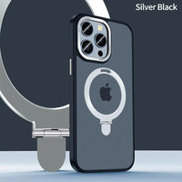 Thumbnail for Premium Magnetic Ring Holder Phone Case for iPhone 14 13 12 Pro Max | Shockproof | Wireless Charging - TechShopi