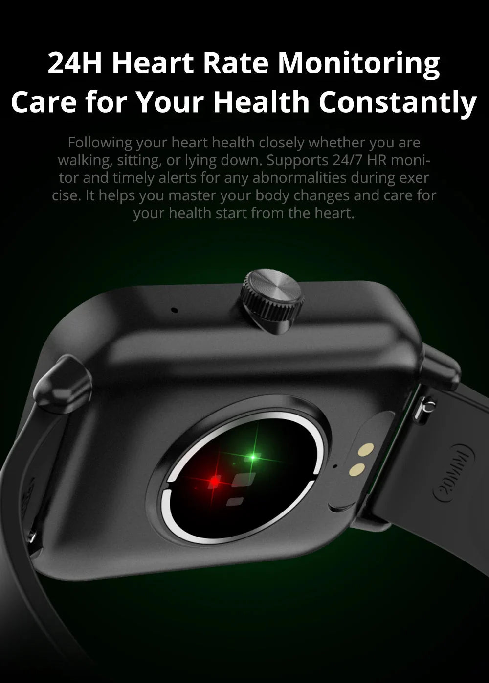 VitalPulse™ Smart Life Watch – Big Screen, Big Impact™